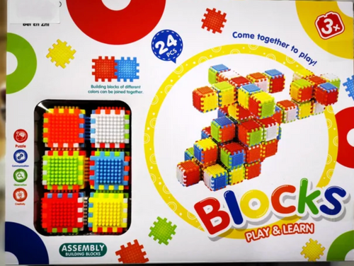 BLOCKS DE CONSTRUCTION 24 PIÈCES