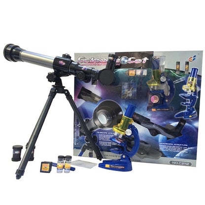 Kit Science 2-en-1 : Microscope & Télescope