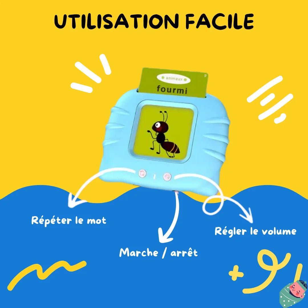 LECTEUR DE CARTES ÉDUCATIF FRANÇAIS - ANGLAIS