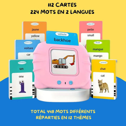 LECTEUR DE CARTES ÉDUCATIF FRANÇAIS - ANGLAIS