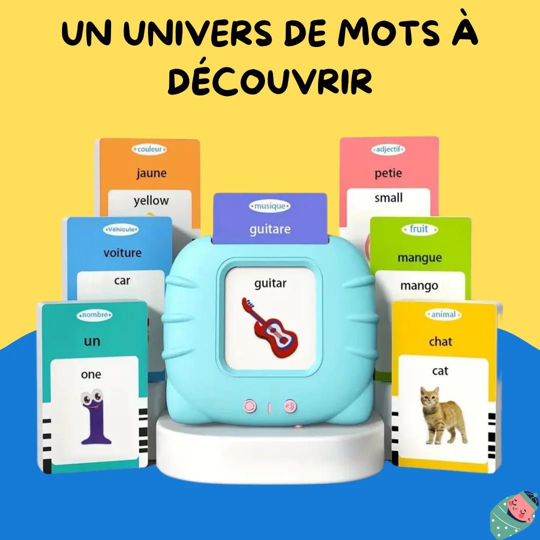 LECTEUR DE CARTES ÉDUCATIF FRANÇAIS - ANGLAIS