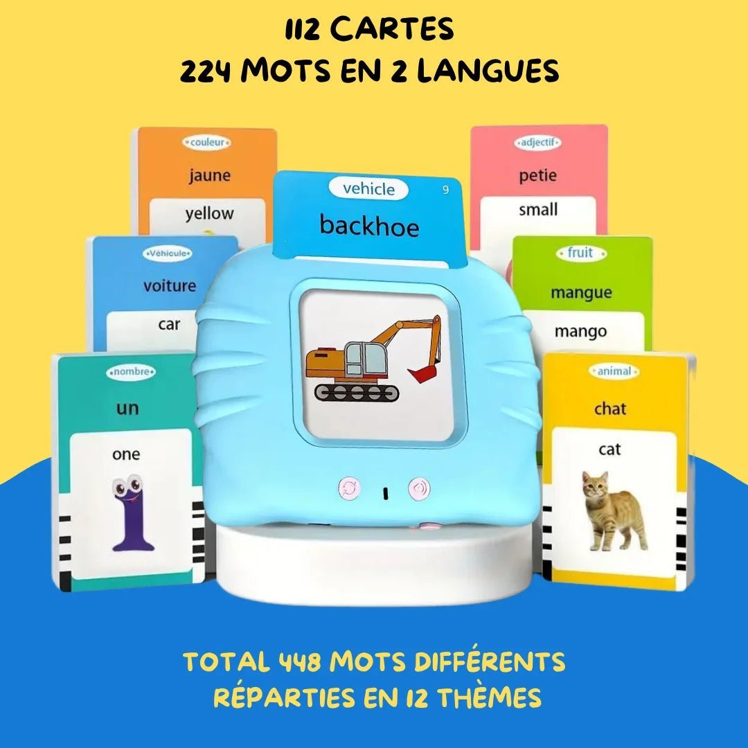 LECTEUR DE CARTES ÉDUCATIF FRANÇAIS - ANGLAIS