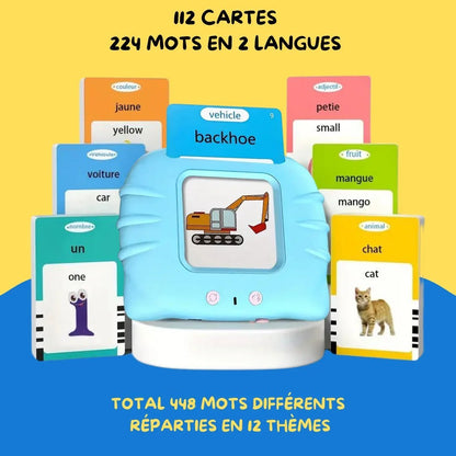 LECTEUR DE CARTES ÉDUCATIF FRANÇAIS - ANGLAIS