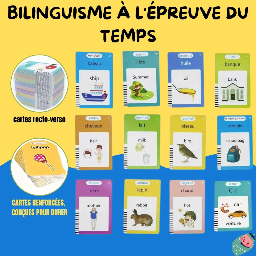 LECTEUR DE CARTES ÉDUCATIF FRANÇAIS - ANGLAIS