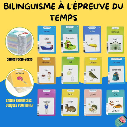 LECTEUR DE CARTES ÉDUCATIF FRANÇAIS - ANGLAIS